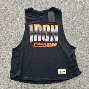 Under Armour Project‎ Rock Iron Tank Women’s Size L 1361065 001 Gym Training